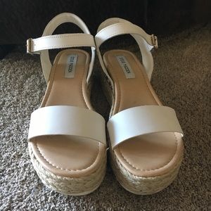 Steve Madden Chiara White Leather